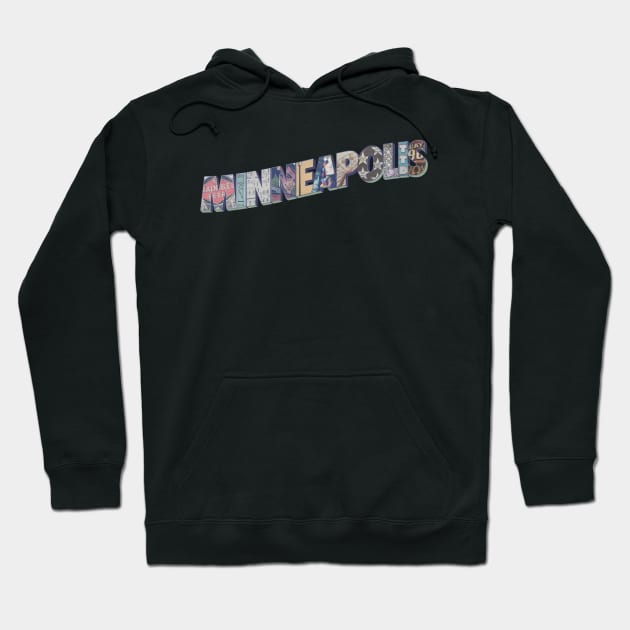 Vintage Minneapolis Hoodie by juniperandspruce